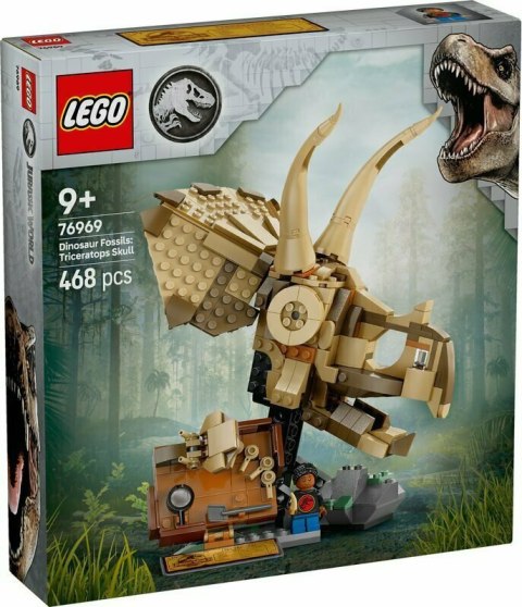 LEGO LEGO 76969 JURASSIC WORLD Szkielety dinozaurów: czaszka triceratopsa LEGO LEGO 76969 JURASSIC WORLD Szkielety dinozaurów: czaszka triceratopsa
