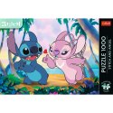 Marka niezdefiniowana Puzzle - 1000 Premium Plus - Stitch and Angel Trefl 12079