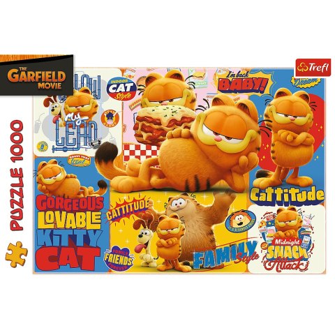 Marka niezdefiniowana Puzzle - 1000 - Przygody Garfielda - Garfield Trefl 10935 Marka niezdefiniowana Puzzle - 1000 - Przygody Garfielda - Garfield Trefl 10935