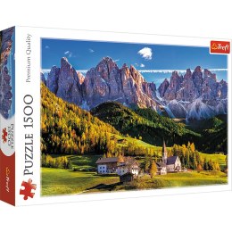 Marka niezdefiniowana Puzzle - 1500 - Dolina Val di Funes, Dolomity, Włochy Trefl 26163