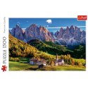 Marka niezdefiniowana Puzzle - 1500 - Dolina Val di Funes, Dolomity, Włochy Trefl 26163