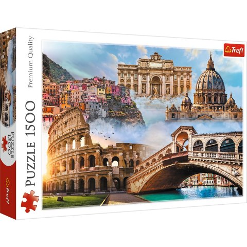 Marka niezdefiniowana Puzzle 1500 - Ulubione miejsca: Włochy Trefl 26203 Marka niezdefiniowana Puzzle 1500 - Ulubione miejsca: Włochy Trefl 26203