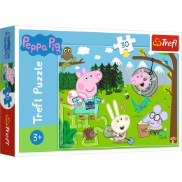 Marka niezdefiniowana Puzzle - 30 - Leśna wyprawa - Peppa Pig Trefl 18245