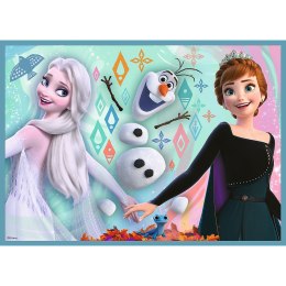 Marka niezdefiniowana Puzzle - 4w1 (12, 15, 20, 24) - Niezwykły świat Frozen - Trefl 34381