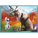 Marka niezdefiniowana Puzzle - 4w1 (12, 15, 20, 24) - Niezwykły świat Frozen - Trefl 34381