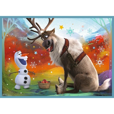 Marka niezdefiniowana Puzzle - 4w1 (12, 15, 20, 24) - Niezwykły świat Frozen - Trefl 34381 Marka niezdefiniowana Puzzle - 4w1 (12, 15, 20, 24) - Niezwykły świat Frozen - Trefl 34381