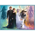 Marka niezdefiniowana Puzzle - 4w1 (12, 15, 20, 24) - Niezwykły świat Frozen - Trefl 34381