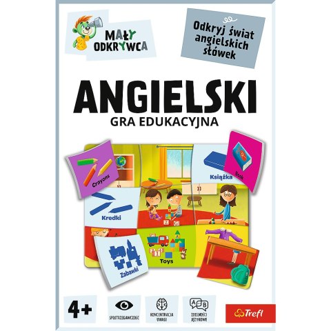Trefl Gry GRA - Angielski / Mały Odkrywca Trefl 02812 Trefl Gry GRA - Angielski / Mały Odkrywca Trefl 02812