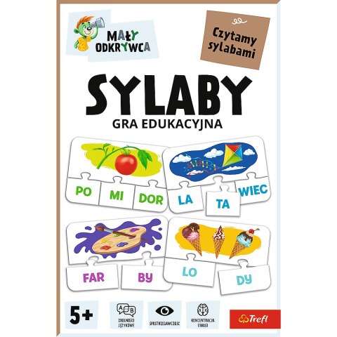 Trefl Gry GRA - Sylaby / Mały Odkrywca Trefl 02813 Trefl Gry GRA - Sylaby / Mały Odkrywca Trefl 02813