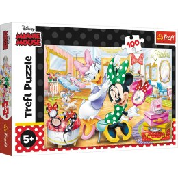 Trefl Puzzle Puzzle - 100 - Minnie w salonie kosmetycznym - Disney Minnie 16387