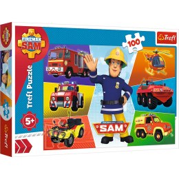 Trefl Puzzle Puzzle - 100 - Pojazdy Strażaka Sama - Prism A and D Fireman Sam 16354