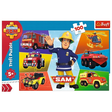 Trefl Puzzle Puzzle - 100 - Pojazdy Strażaka Sama - Prism A and D Fireman Sam 16354 Trefl Puzzle Puzzle - 100 - Pojazdy Strażaka Sama - Prism A and D Fireman Sam 16354