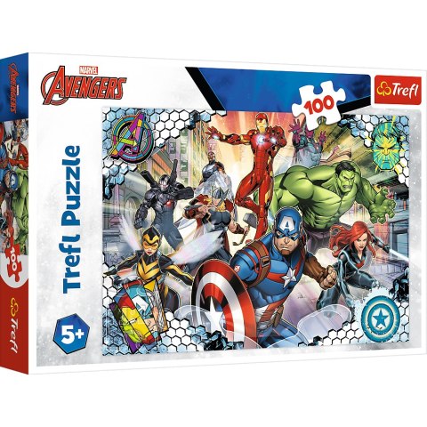 Trefl Puzzle Puzzle - 100 - Sławni Avengers - Disney Marvel The Avengers 16454 Trefl Puzzle Puzzle - 100 - Sławni Avengers - Disney Marvel The Avengers 16454