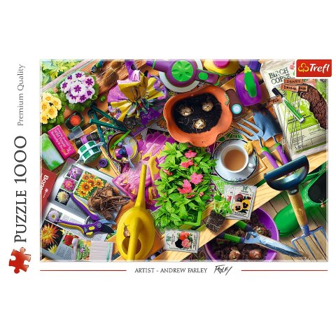 Trefl Puzzle Puzzle - "1000" - Porządki w ogrodzie Trefl 10927 Trefl Puzzle Puzzle - "1000" - Porządki w ogrodzie Trefl 10927