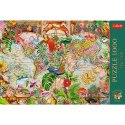 Trefl Puzzle Puzzle - 1000 Premium Plus - Tea Time: Antyczna mapa świata Trefl 12077