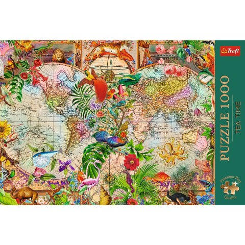 Trefl Puzzle Puzzle - 1000 Premium Plus - Tea Time: Antyczna mapa świata Trefl 12077 Trefl Puzzle Puzzle - 1000 Premium Plus - Tea Time: Antyczna mapa świata Trefl 12077