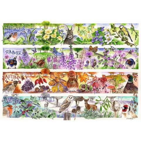 Trefl Puzzle Puzzle - 1000 Premium Plus - Tea Time: Cztery pory roku Trefl 12078 Trefl Puzzle Puzzle - 1000 Premium Plus - Tea Time: Cztery pory roku Trefl 12078