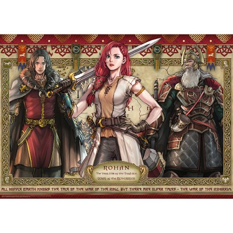 Trefl Puzzle Puzzle - 1000 - Władca Pierścieni: Wojna RohirrimówFSC Mix 70% 10937 Trefl Puzzle Puzzle - 1000 - Władca Pierścieni: Wojna RohirrimówFSC Mix 70% 10937