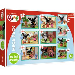 Trefl Puzzle Puzzle - 10w1 - Co robi Bing? / Acamar Films Bing 90393