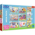Trefl Puzzle Puzzle - 10w1 - Poznaj Świnkę Peppę / Peppa Pig 90383