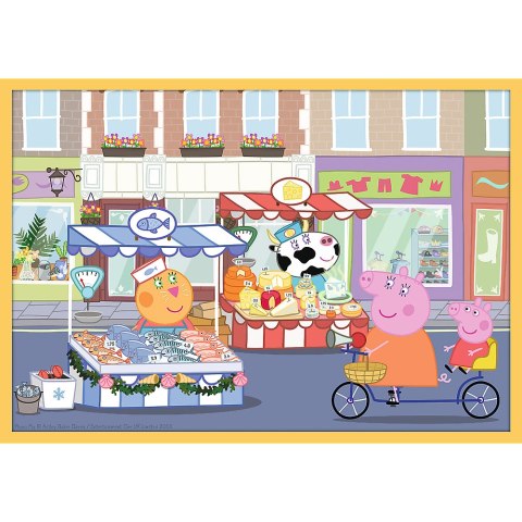 Trefl Puzzle Puzzle - 10w1 - Poznaj Świnkę Peppę / Peppa Pig 90383 Trefl Puzzle Puzzle - 10w1 - Poznaj Świnkę Peppę / Peppa Pig 90383