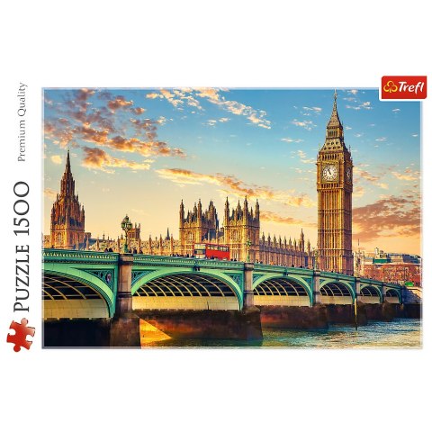 Trefl Puzzle Puzzle - "1500" - Londyn, Wielka Brytania Trefl 26202 Trefl Puzzle Puzzle - "1500" - Londyn, Wielka Brytania Trefl 26202
