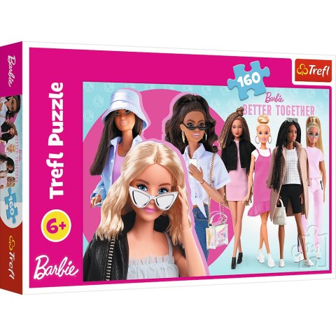 Trefl Puzzle Puzzle - 160 - Barbie i jej świat / Mattel, Barbie 15419