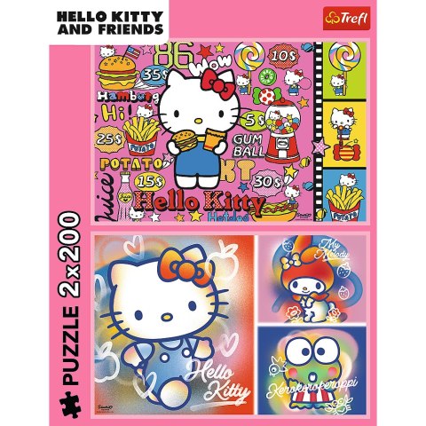 Trefl Puzzle Puzzle - 2x200 - Hello Kitty i przyjaciele - Hello Kitty 13336 Trefl Puzzle Puzzle - 2x200 - Hello Kitty i przyjaciele - Hello Kitty 13336
