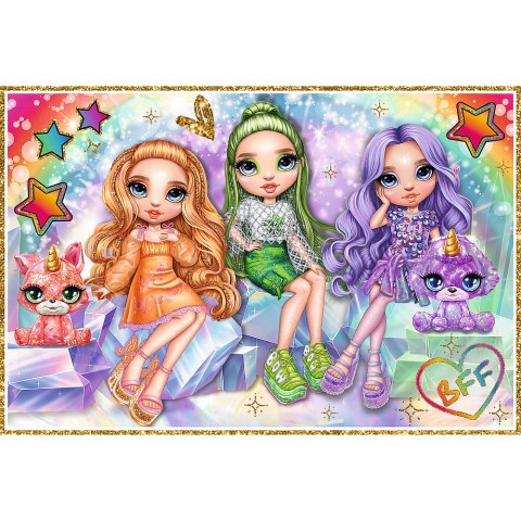 Trefl Puzzle Puzzle - 2x200 - Tęczowe lalki / MGA Rainbow high Trefl 13335 Trefl Puzzle Puzzle - 2x200 - Tęczowe lalki / MGA Rainbow high Trefl 13335