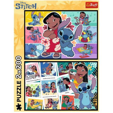 Trefl Puzzle Puzzle - 2x200 - Wesołe życie Stitcha - Disney Lilo and Stitch 13334 Trefl Puzzle Puzzle - 2x200 - Wesołe życie Stitcha - Disney Lilo and Stitch 13334