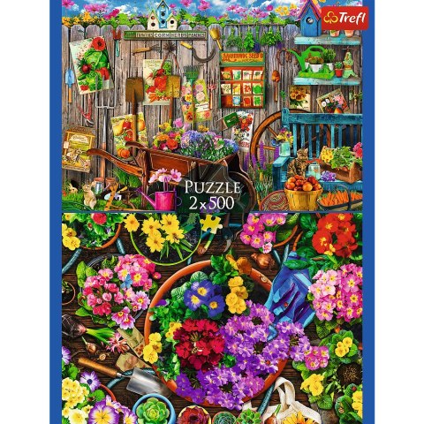 Trefl Puzzle Puzzle - 2x500 - Prace w ogrodzie FSC Mix 70% 37529 Trefl Puzzle Puzzle - 2x500 - Prace w ogrodzie FSC Mix 70% 37529