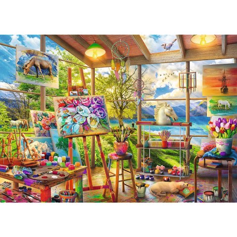 Trefl Puzzle Puzzle - 2x500 - Sztuka malowania FSC Mix 70% 37530 Trefl Puzzle Puzzle - 2x500 - Sztuka malowania FSC Mix 70% 37530