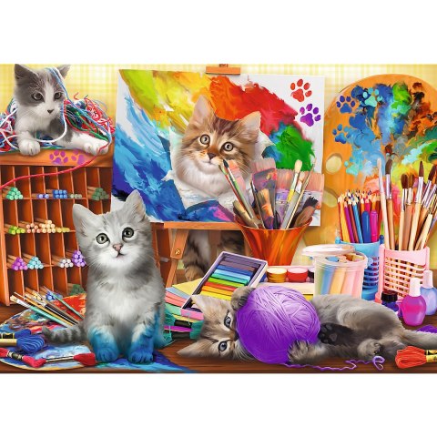 Trefl Puzzle Puzzle - 2x500 - Sztuka malowania FSC Mix 70% 37530 Trefl Puzzle Puzzle - 2x500 - Sztuka malowania FSC Mix 70% 37530