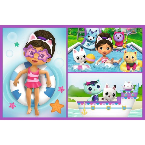 Trefl Puzzle Puzzle - 2x70 - Baw się z Gabby Trefl 34438 Trefl Puzzle Puzzle - 2x70 - Baw się z Gabby Trefl 34438