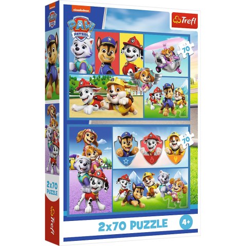 Trefl Puzzle Puzzle - 2x70 - Psi Patrol rządzi Trefl 34441 Trefl Puzzle Puzzle - 2x70 - Psi Patrol rządzi Trefl 34441