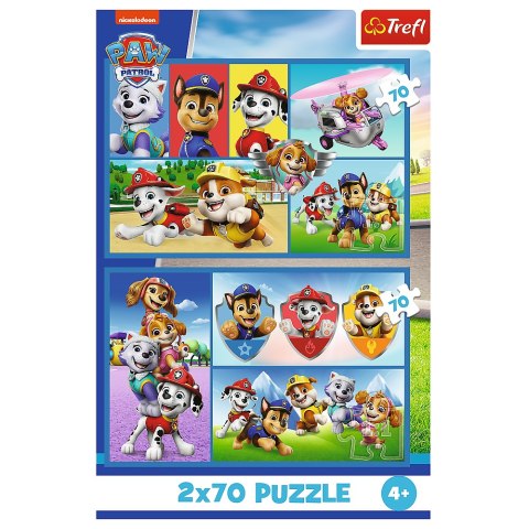Trefl Puzzle Puzzle - 2x70 - Psi Patrol rządzi Trefl 34441 Trefl Puzzle Puzzle - 2x70 - Psi Patrol rządzi Trefl 34441