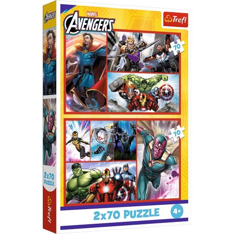 Trefl Puzzle Puzzle - 2x70 - Zostań bohaterem Trefl 34439 Trefl Puzzle Puzzle - 2x70 - Zostań bohaterem Trefl 34439