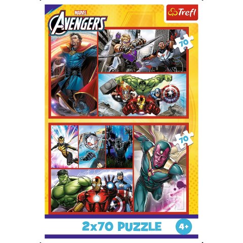 Trefl Puzzle Puzzle - 2x70 - Zostań bohaterem Trefl 34439 Trefl Puzzle Puzzle - 2x70 - Zostań bohaterem Trefl 34439