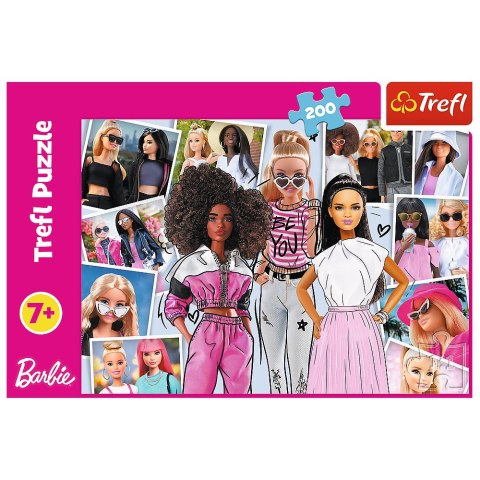Trefl Puzzle Puzzle - "200" - W świecie Barbie Trefl 13301 Trefl Puzzle Puzzle - "200" - W świecie Barbie Trefl 13301