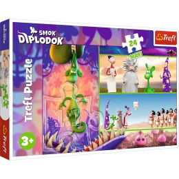 Trefl Puzzle Puzzle - 24 Maxi - Ciekawski Smok Diplodok - Human Film Smok Diplodok 14376