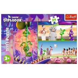 Trefl Puzzle Puzzle - 24 Maxi - Ciekawski Smok Diplodok - Human Film Smok Diplodok 14376