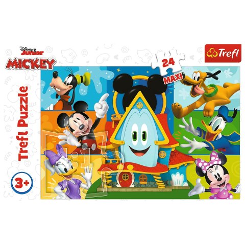 Trefl Puzzle Puzzle - "24 Maxi" - Myszka Miki i przyjaciele Trefl 14351 Trefl Puzzle Puzzle - "24 Maxi" - Myszka Miki i przyjaciele Trefl 14351