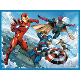 Trefl Puzzle Puzzle - 2w1 + memos Bohaterowie w akcji Marvel The Avengers Trefl 93333