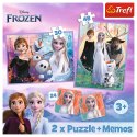 Trefl Puzzle Puzzle - 2w1+memos - Księżniczki w swojej krainie - Disney Frozen 2 trefl 93335
