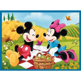 Trefl Puzzle Puzzle - 2w1 + memos - Poznaj bohaterów Disney Trefl 93344