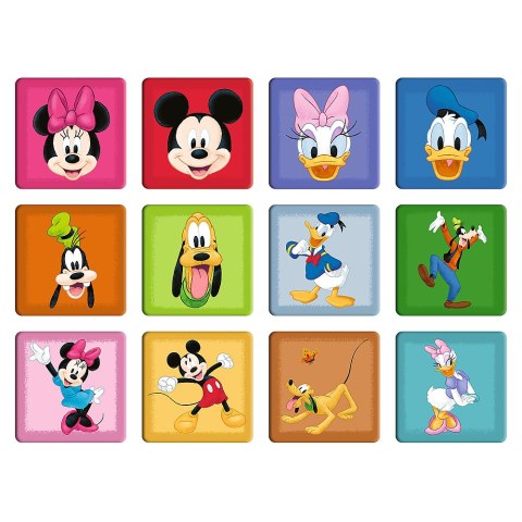 Trefl Puzzle Puzzle - 2w1 + memos - Poznaj bohaterów Disney Trefl 93344 Trefl Puzzle Puzzle - 2w1 + memos - Poznaj bohaterów Disney Trefl 93344