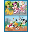 Trefl Puzzle Puzzle - 2w1 + memos - Poznaj bohaterów Disney Trefl 93344