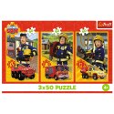 Trefl Puzzle Puzzle - 3x50 - Ekipa z remizy Strażak Sam Trefl 34880