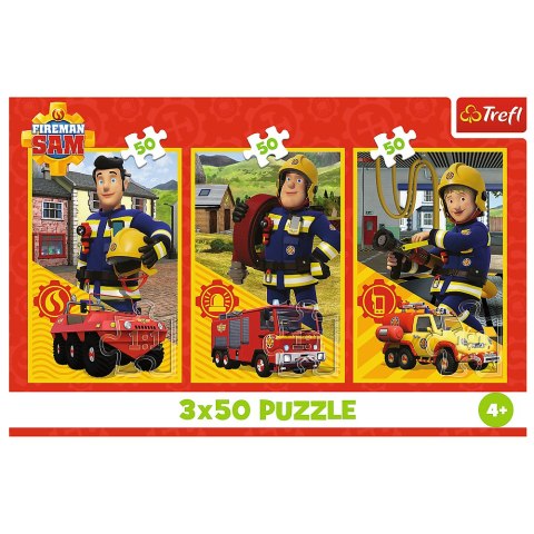 Trefl Puzzle Puzzle - 3x50 - Ekipa z remizy Strażak Sam Trefl 34880 Trefl Puzzle Puzzle - 3x50 - Ekipa z remizy Strażak Sam Trefl 34880