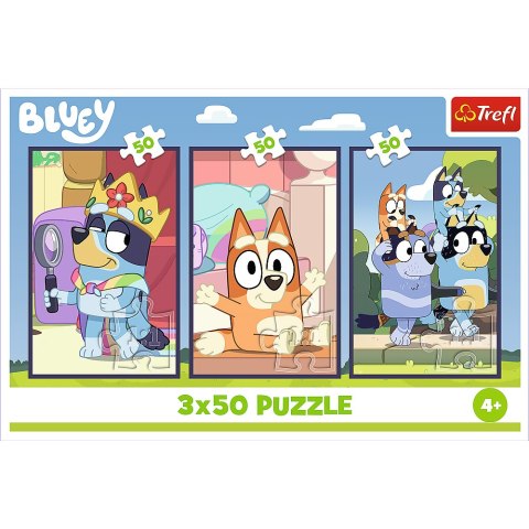 Trefl Puzzle Puzzle - 3x50 - Rodzina Bluey Trefl 34890 Trefl Puzzle Puzzle - 3x50 - Rodzina Bluey Trefl 34890